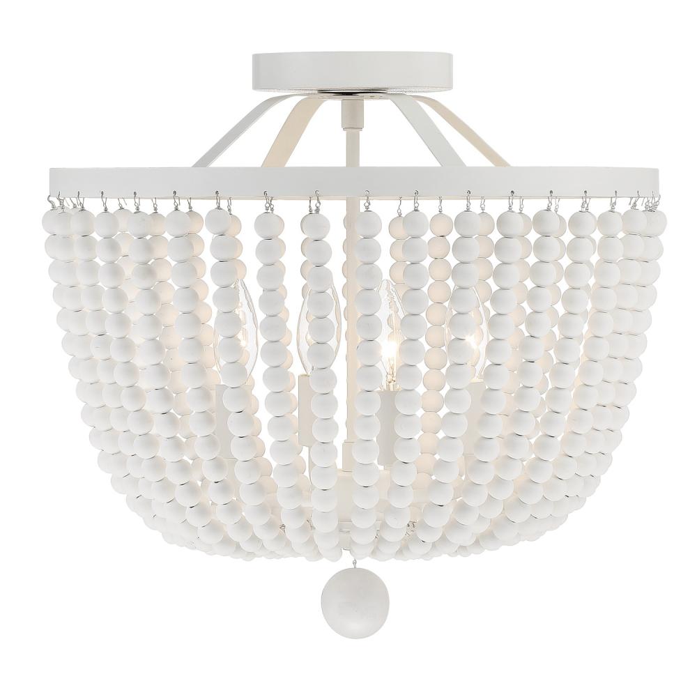Flush Mounts-Crystorama-604_Ceiling