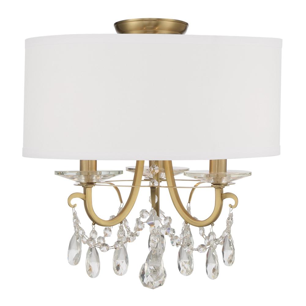Flush Mounts-Crystorama-6623_Ceiling