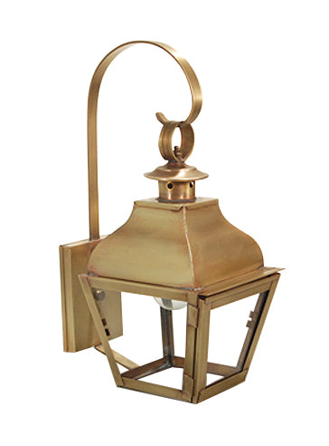 Stanfield Curved Top With Top Scroll Outdoor Wall Lantern 7617