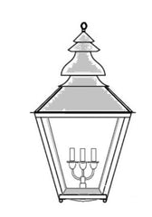 Duke Outdoor Hanging Lantern 84003