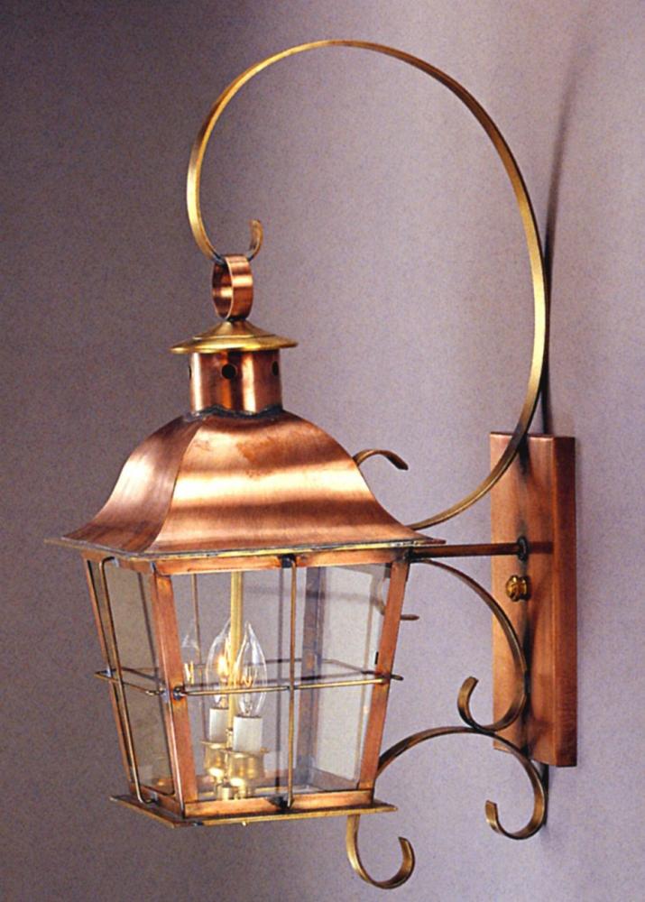 Pearl Outdoor Wall Lantern 89301 with Top Scroll
