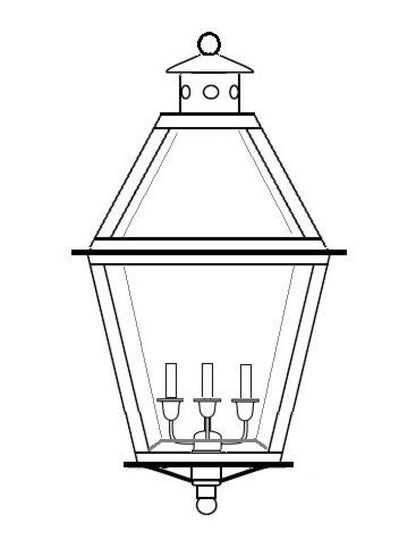 Kojan Outdoor Hanging Lantern 93023
