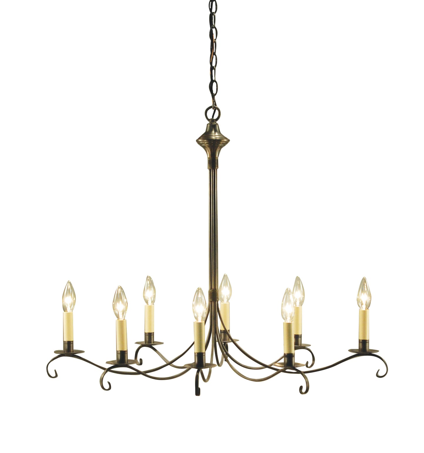 Chandelier Hanging Oval S Arms with Curl 983V