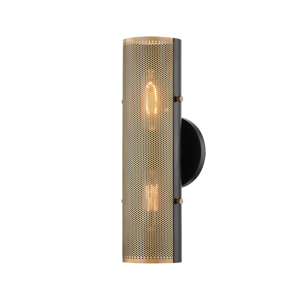 Sconces-Troy-B5613-PBR/SBK