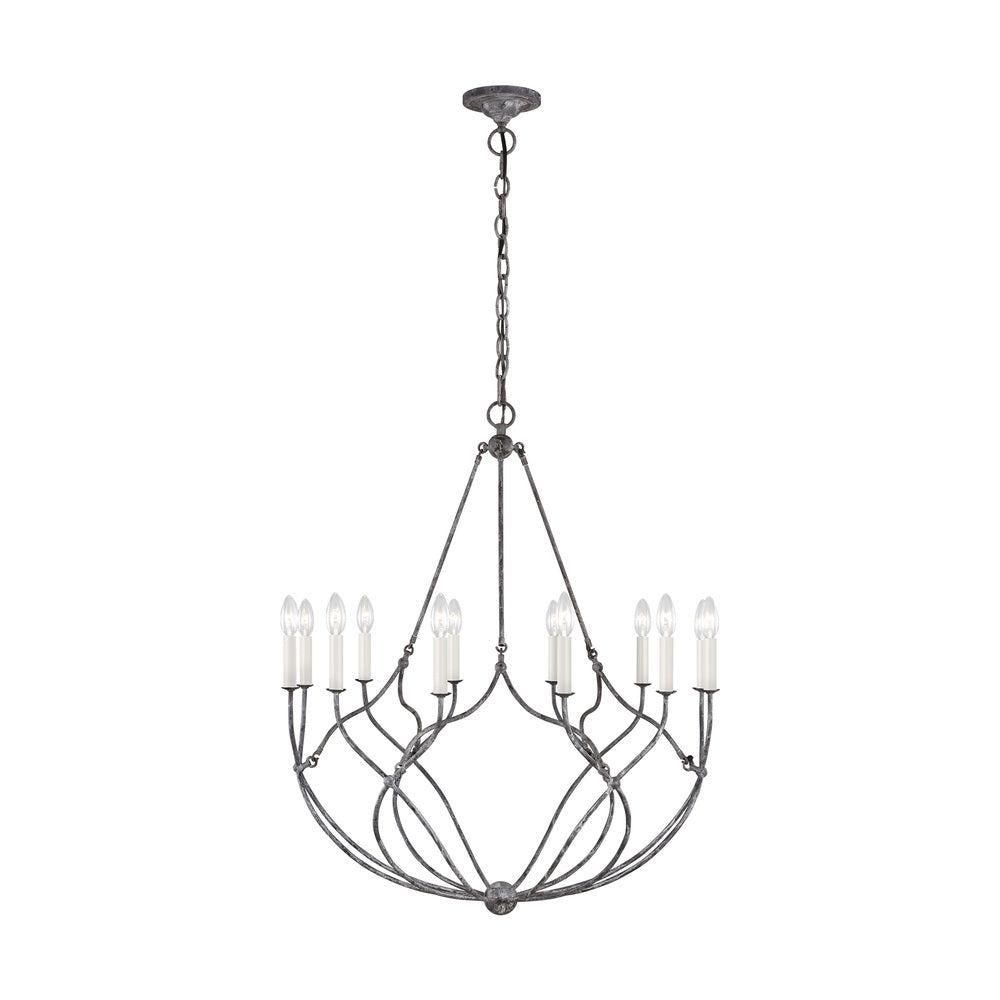 Chandeliers-Visual Comfort & Co. Studio Collection-CC11212WGV