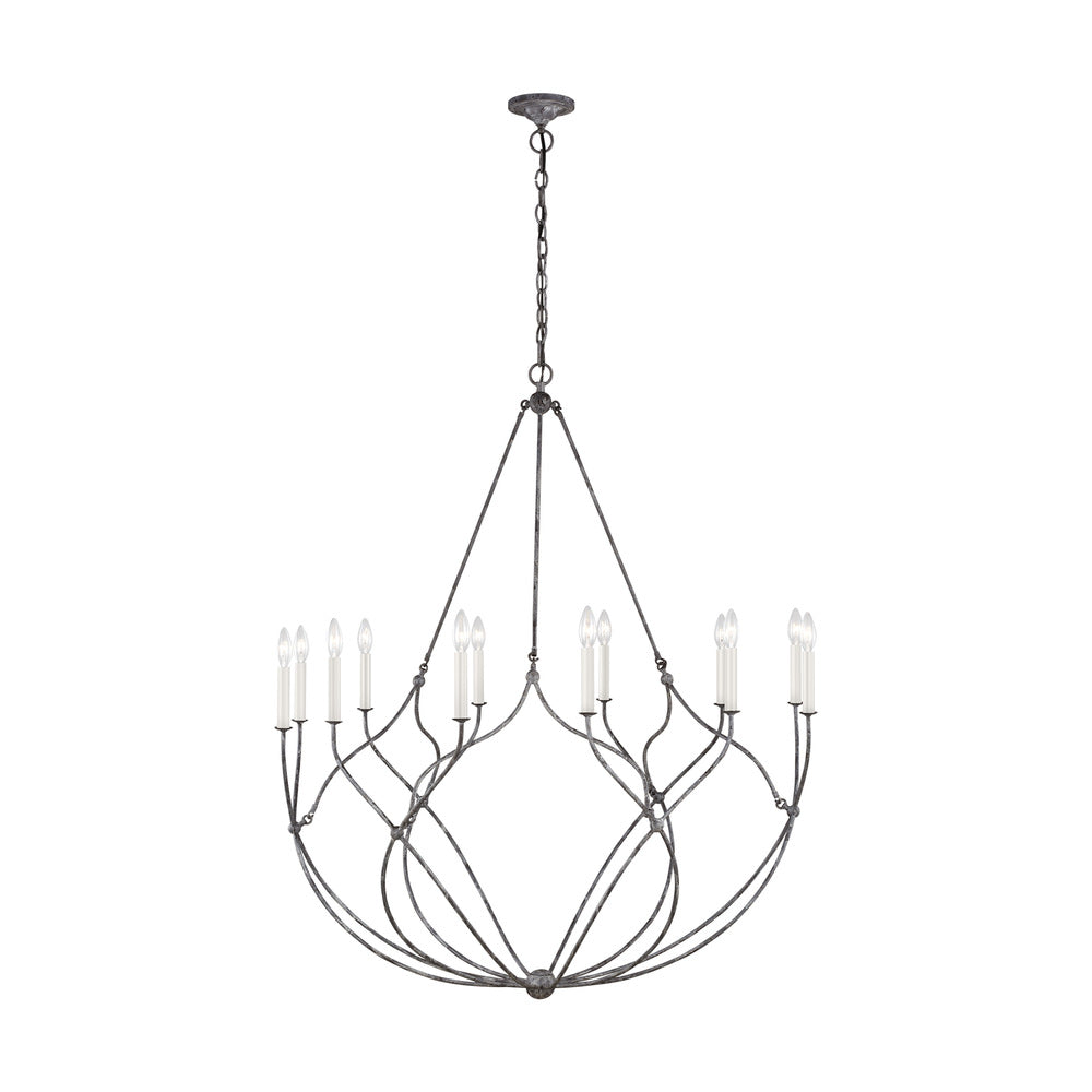 Chandeliers-Visual Comfort & Co. Studio Collection-CC11312WGV