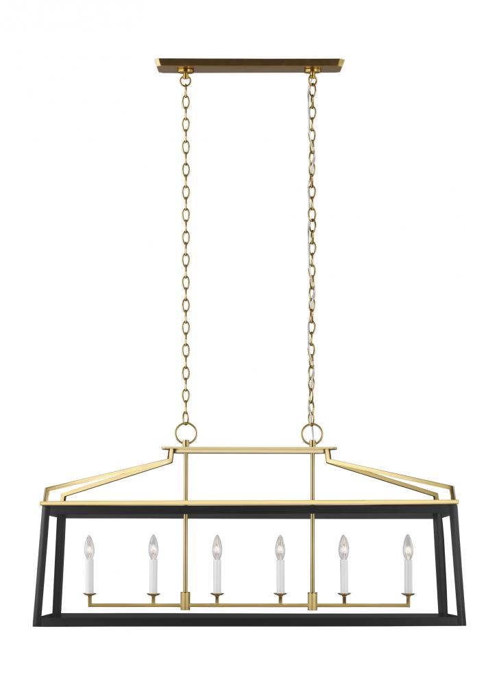 Chandeliers-Visual Comfort & Co. Studio Collection-CC1586MBKBBS