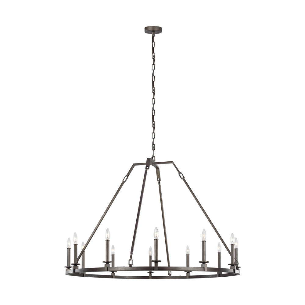 Chandeliers-Visual Comfort & Co. Studio Collection-F3216/12SMS