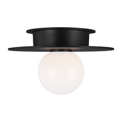 Flush Mounts-Visual Comfort & Co. Studio Collection-KF1001MBK