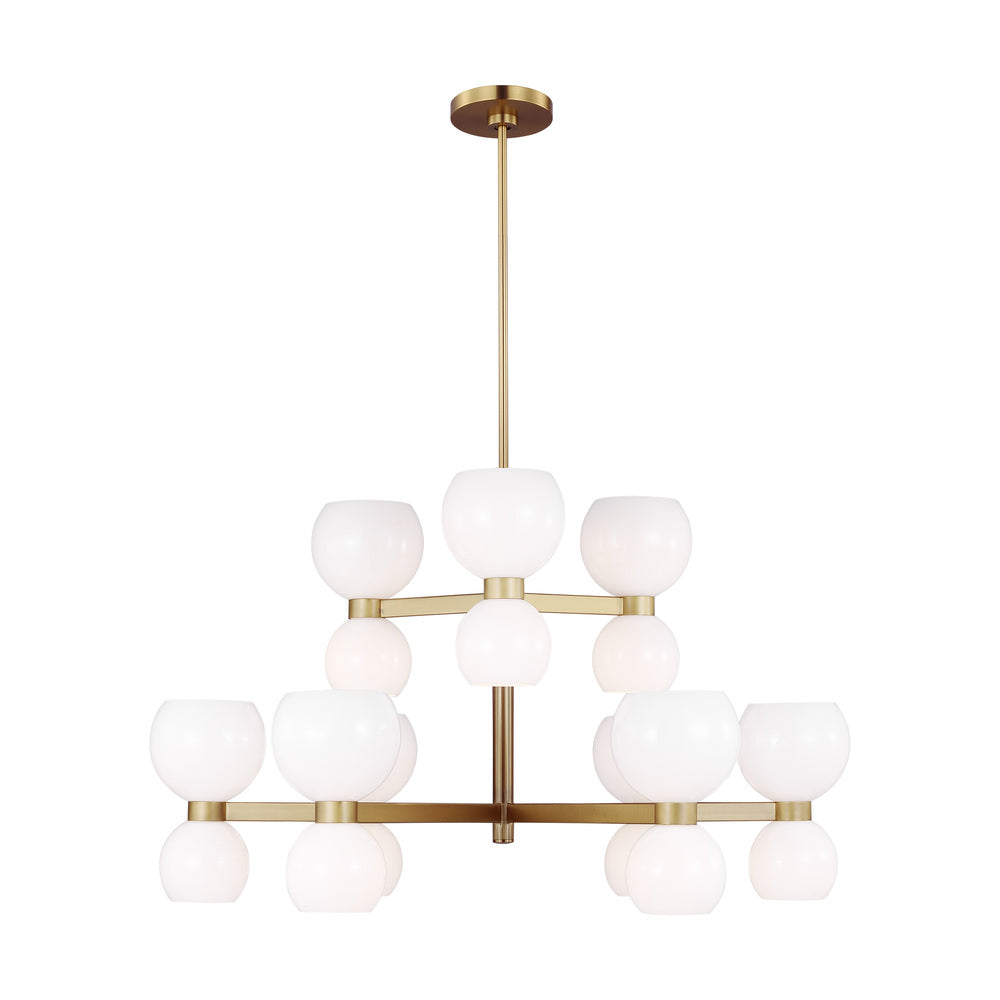 Chandeliers-Visual Comfort & Co. Studio Collection-KSC10018BBSMG