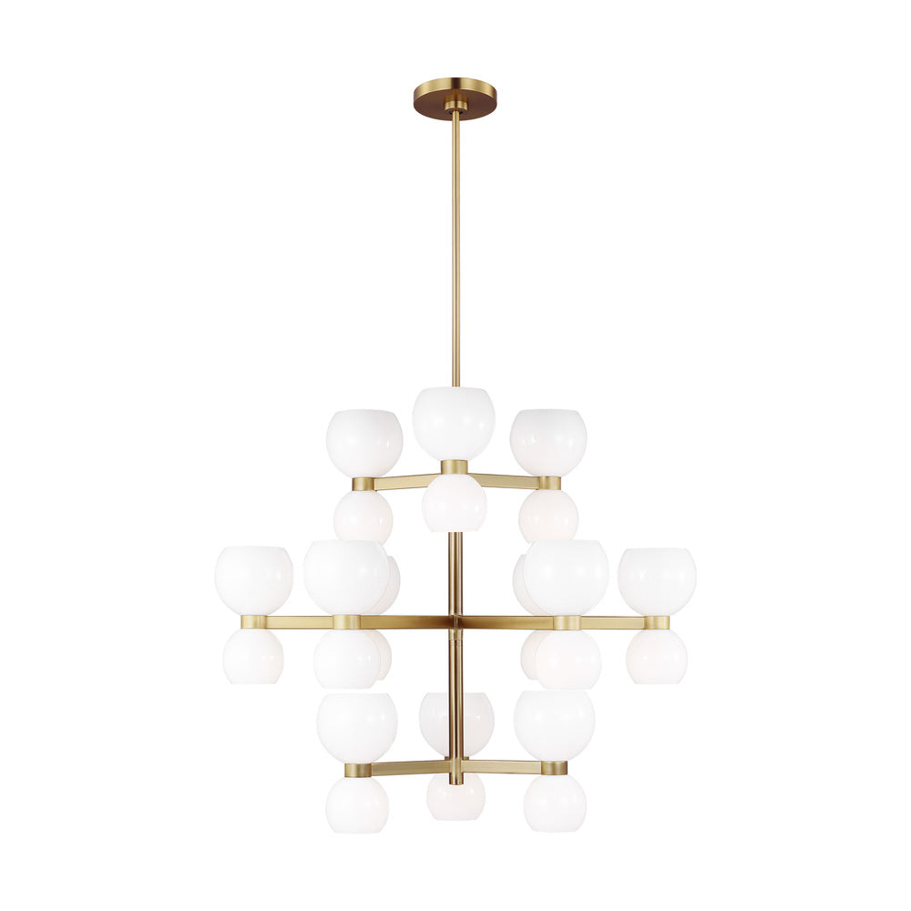 Chandeliers-Visual Comfort & Co. Studio Collection-KSC10124BBSMG