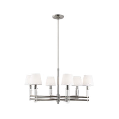 Chandeliers-Visual Comfort & Co. Studio Collection-LC1128PN