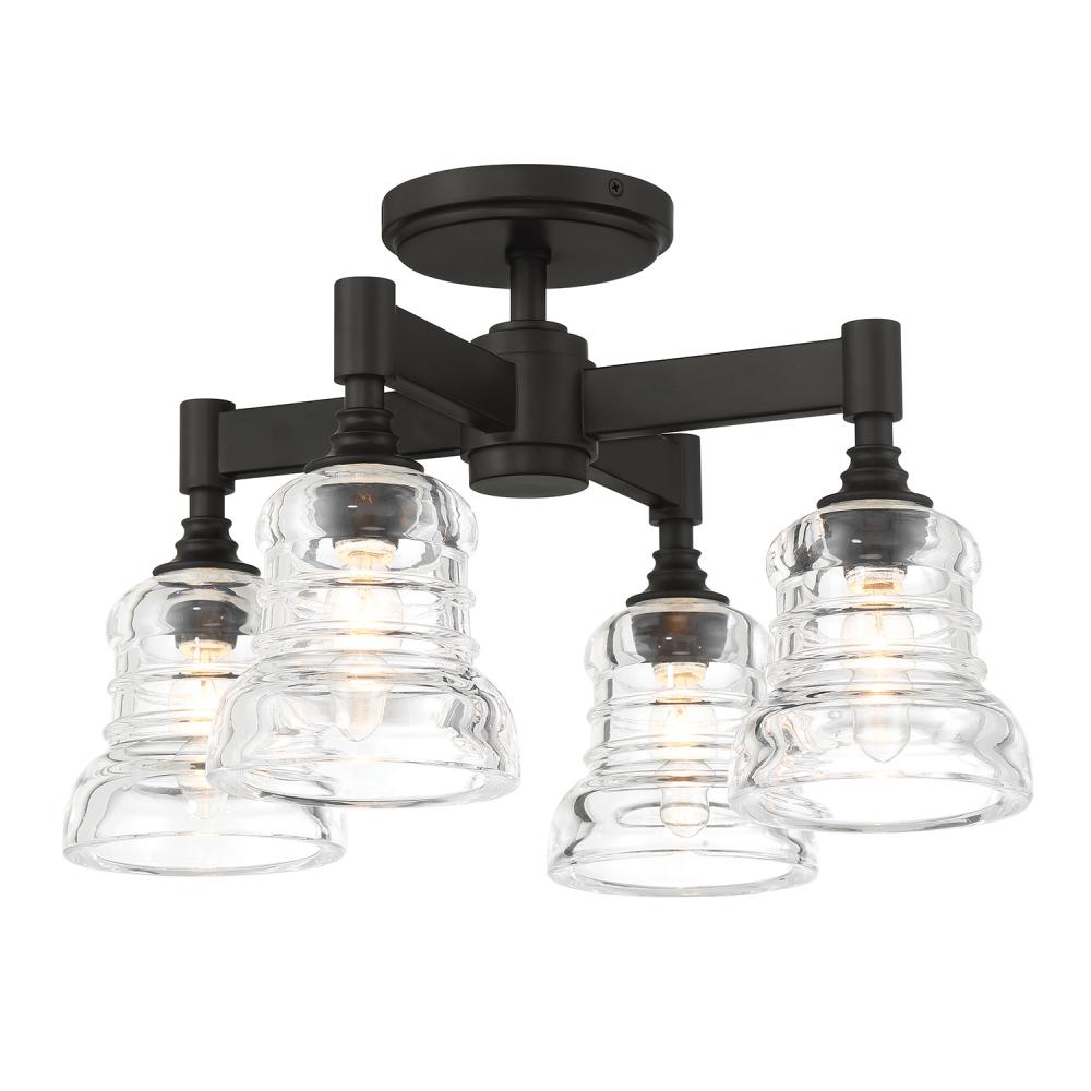 Semi-Flush Mts.-Crystorama-GRG-1045