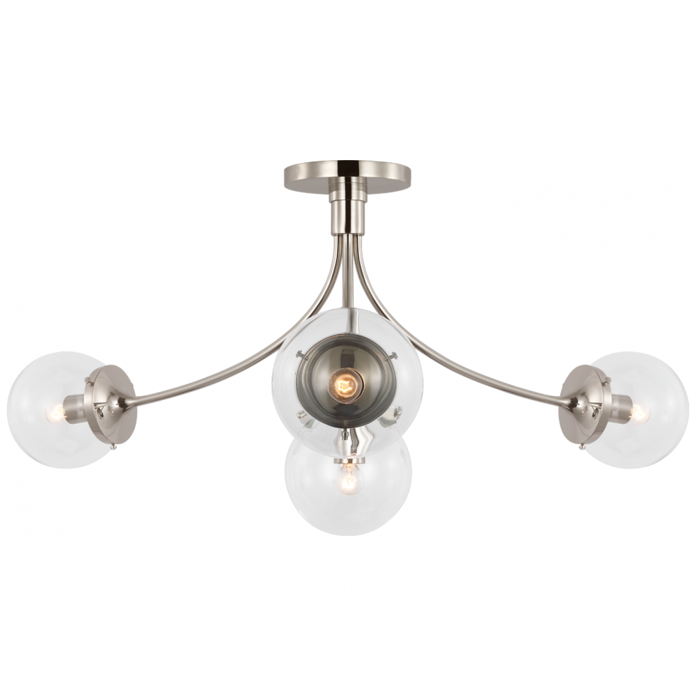 Semi-Flush Mts.-Visual Comfort & Co. Signature Collection-KS4009