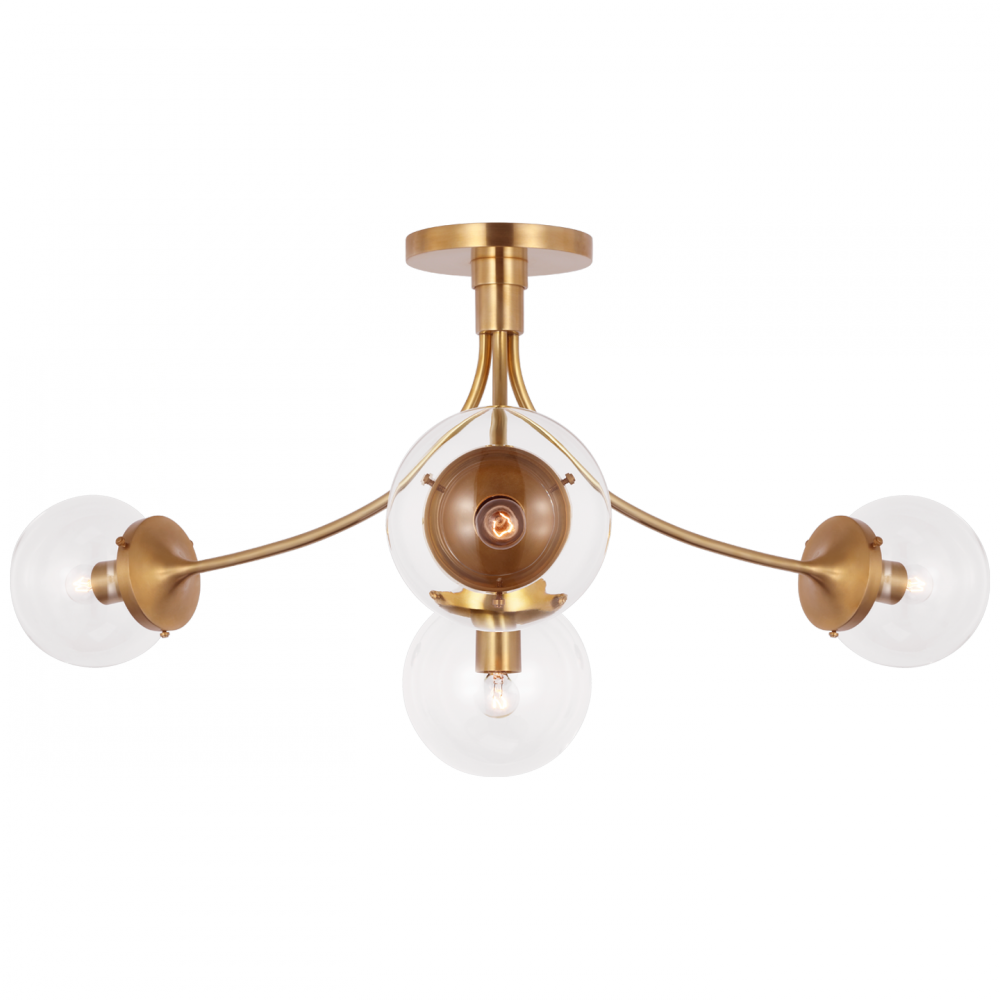 Semi-Flush Mts.-Visual Comfort & Co. Signature Collection-KS4009