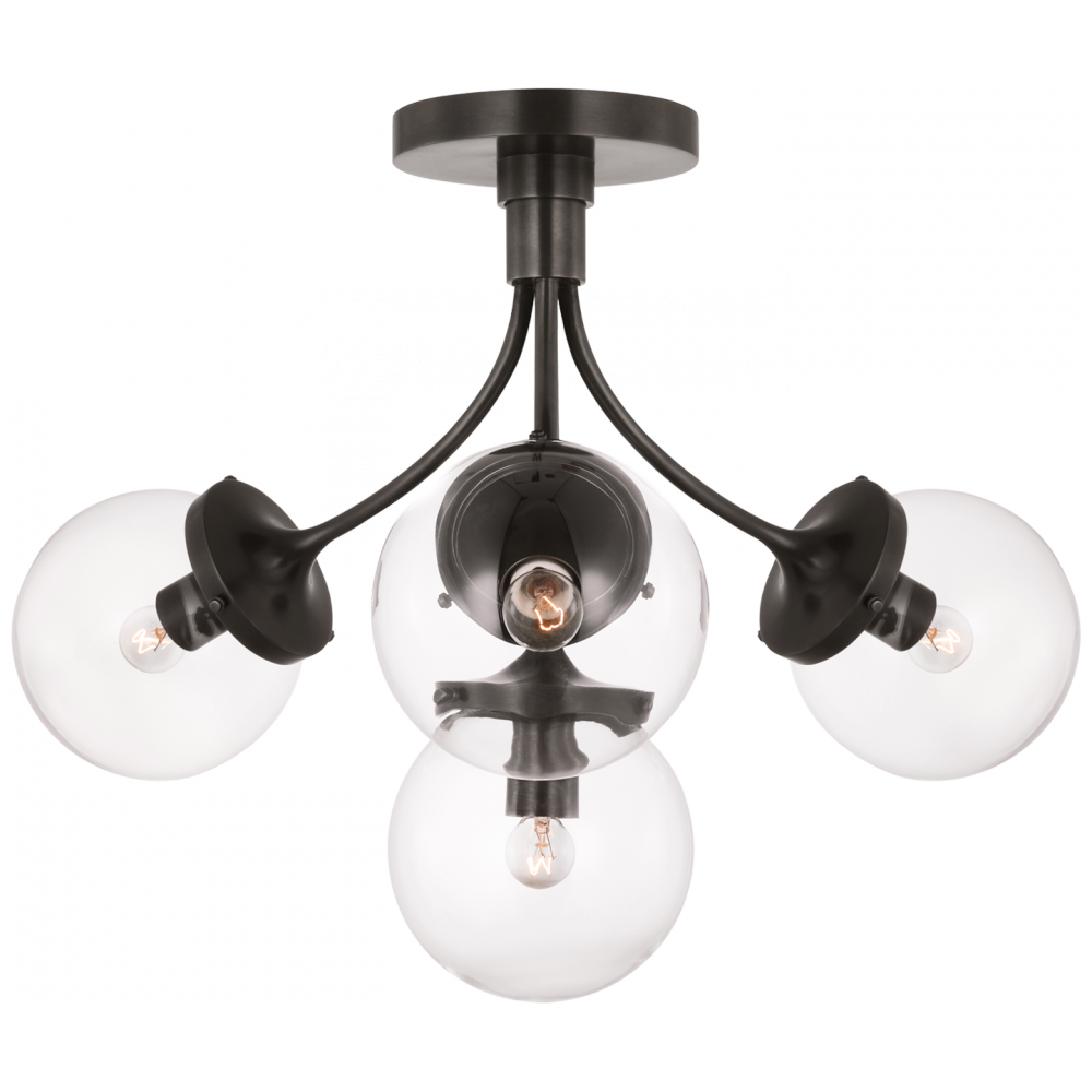 Semi-Flush Mts.-Visual Comfort & Co. Signature Collection-KS4407