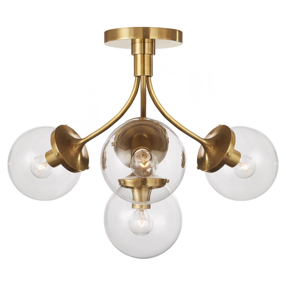 Semi-Flush Mts.-Visual Comfort & Co. Signature Collection-KS4407