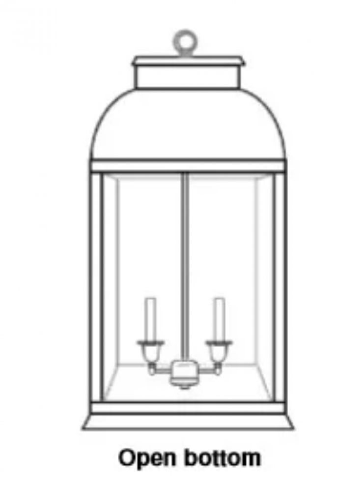 Meridian Outdoor Small Hanging Lantern 35114