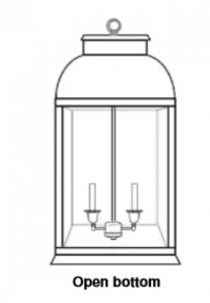 Meridian Outdoor Small Hanging Lantern 35114