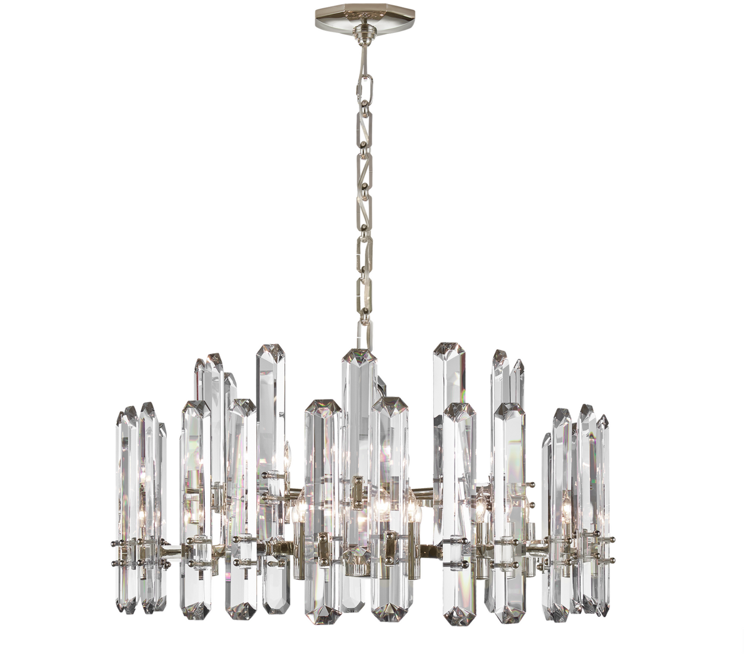 Aerin  Large Bonnington Crystal Chandelier ARN5125 OPEN BOX