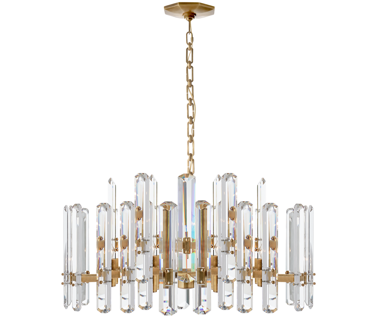 Aerin  Large Bonnington Crystal Chandelier ARN5125 OPEN BOX