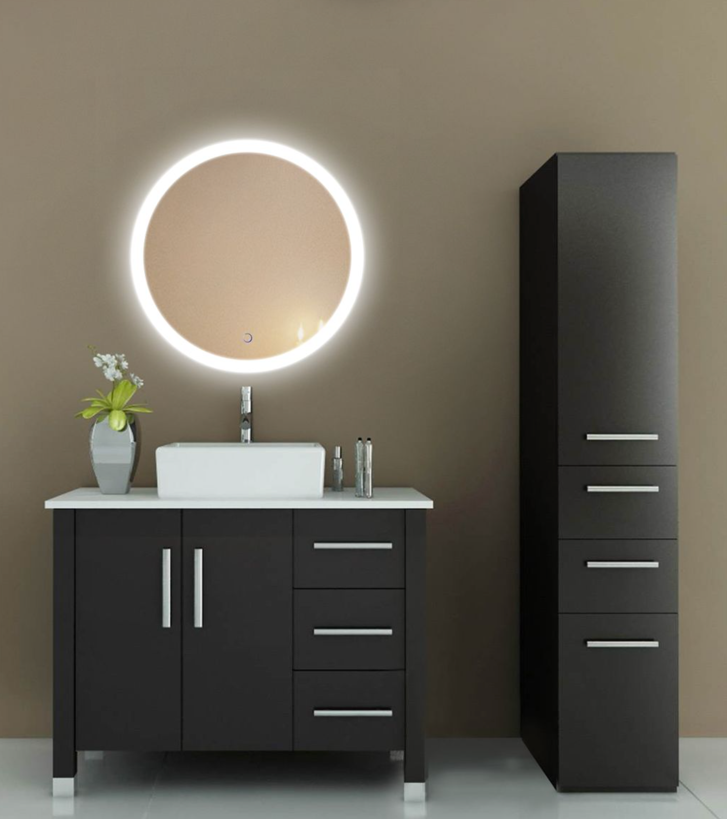 ICON 24" Round LED Mirror with Defogger