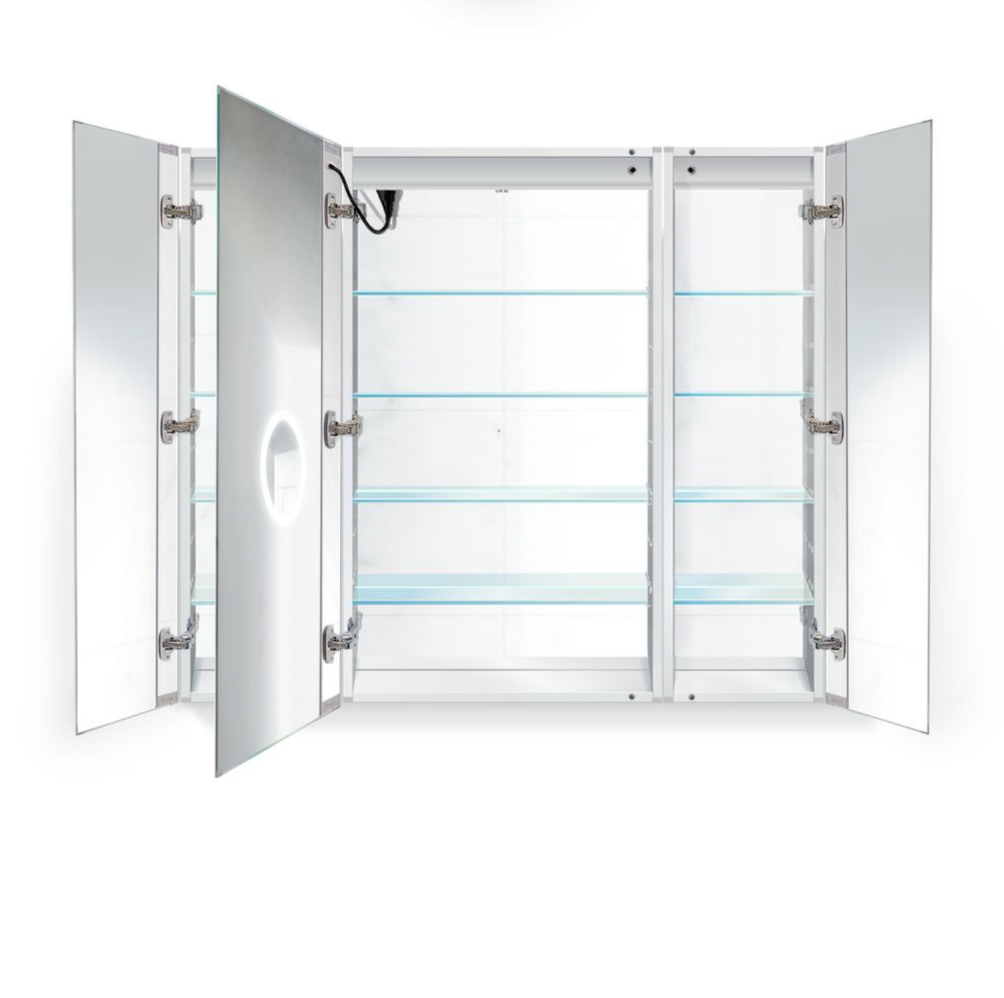SVANGE 48 X 42 LED Lighted Mirror Medicine Cabinet, Defogger included, 2 & 3 Door Options