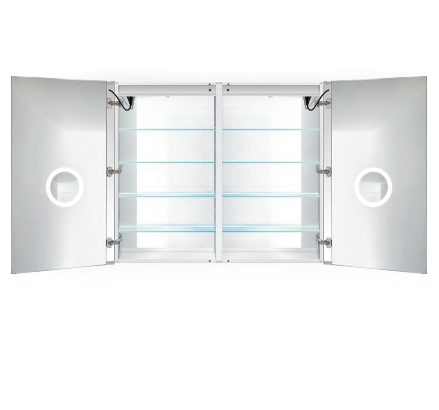 SVANGE 48 X 42 LED Lighted Mirror Medicine Cabinet, Defogger included, 2 & 3 Door Options