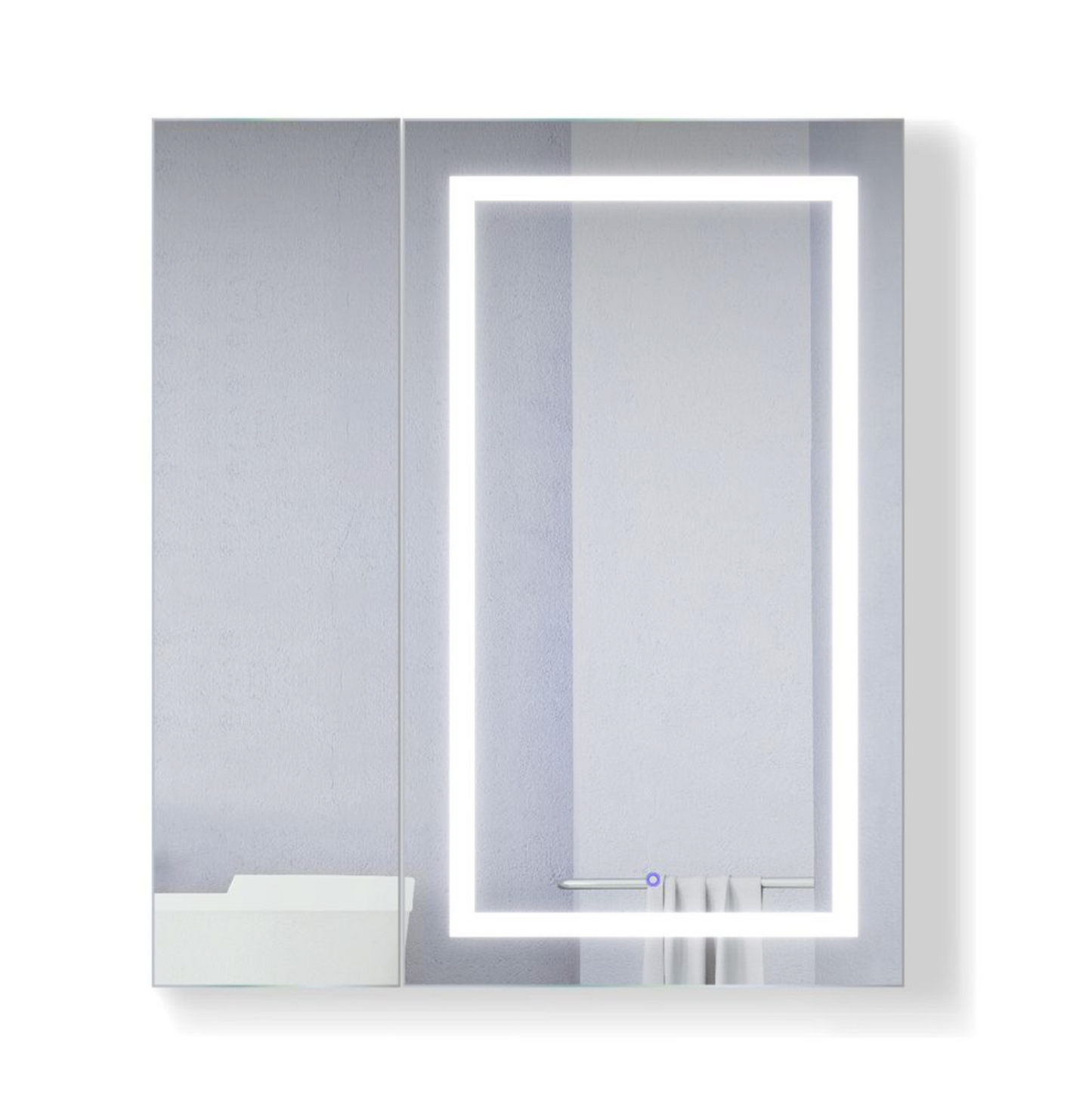 SVANGE 36 X 42 LED Two Door  Lighted Mirror Medicine Cabinet, Defogger included