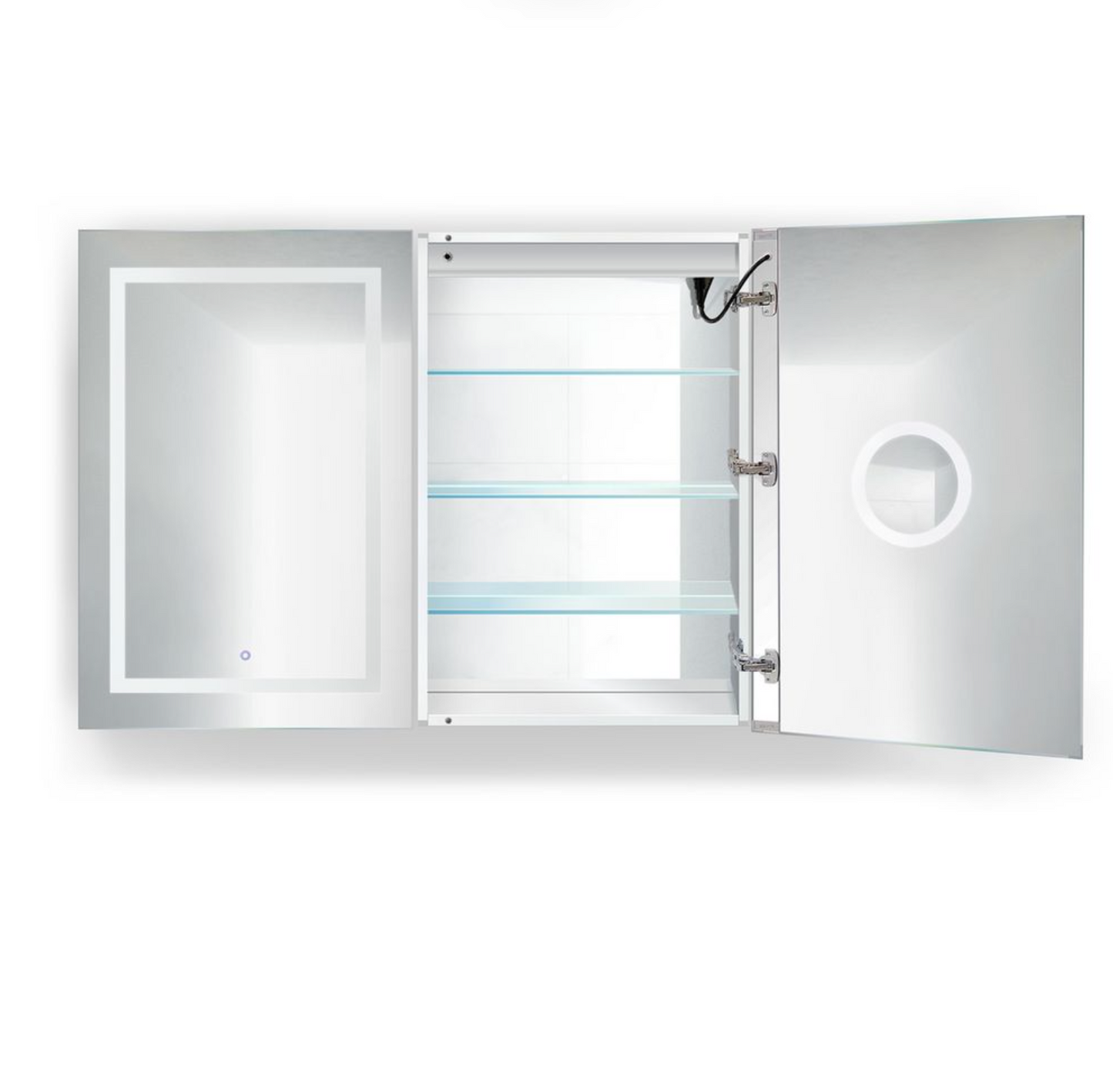 SVANGE 48 X 36 LED Lighted Mirror Medicine Cabinet, Defogger included, 2 & 3 Door Options