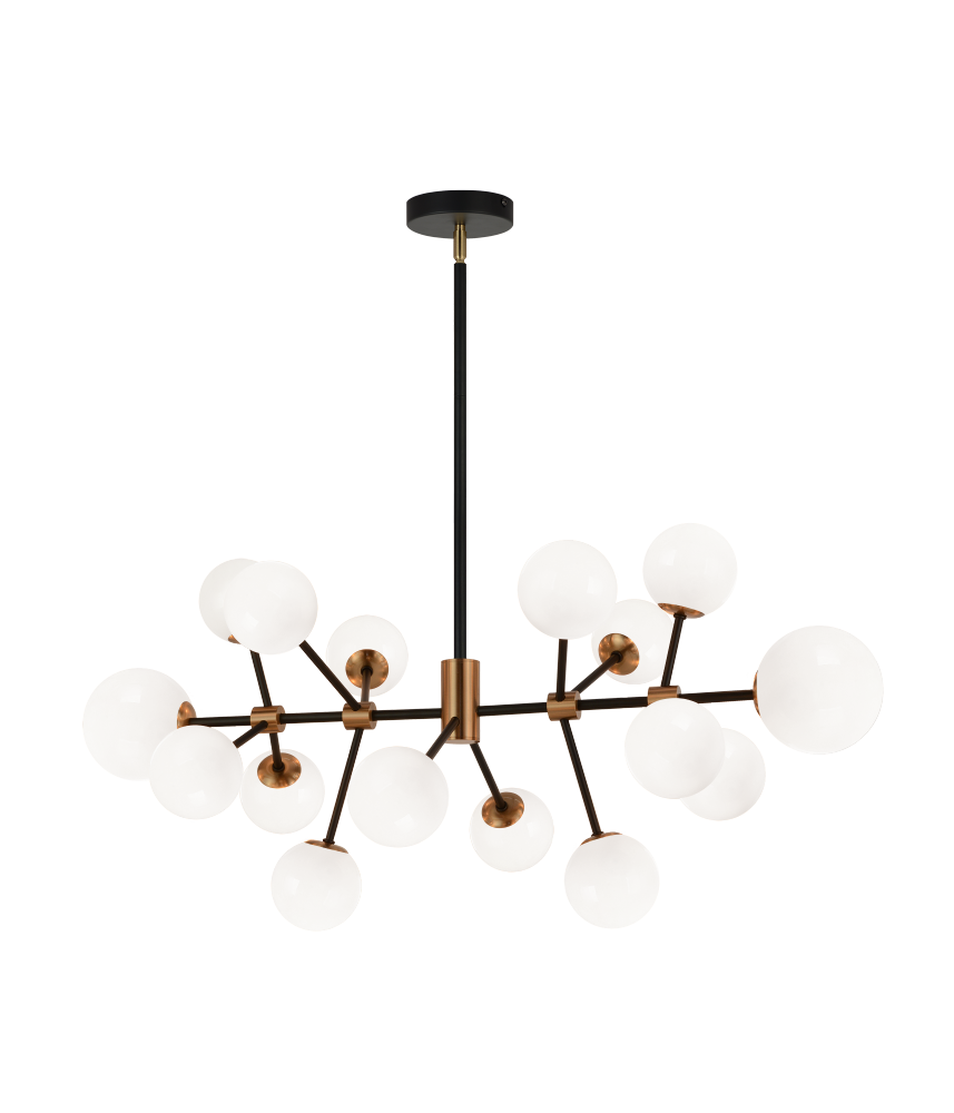 Chandeliers-Matteo Lighting-C83016AGOP