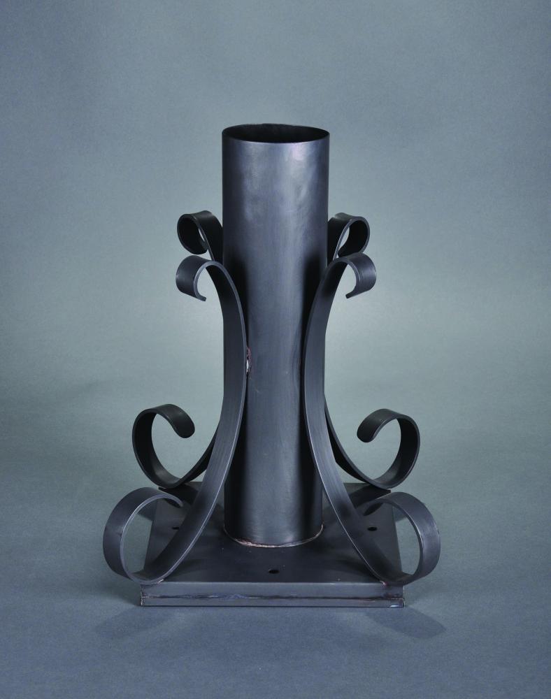 Pier Mount Tall with Scroll Work PM03