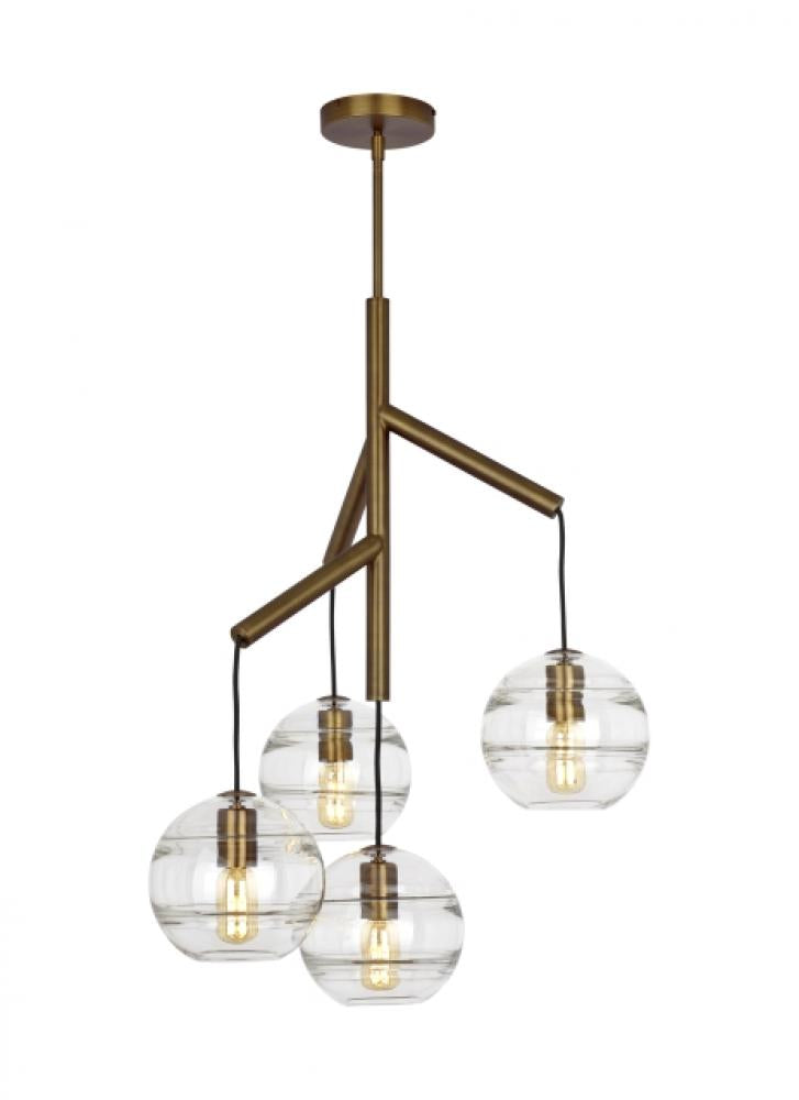 Chandeliers-Visual Comfort & Co. Modern Collection-700SDNMPR1CR-LED927